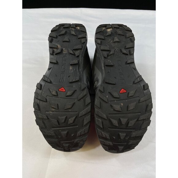 Salomon Womens gray and pink hiking Shoes Size 8 SKU 7300 - Picture 6 of 7